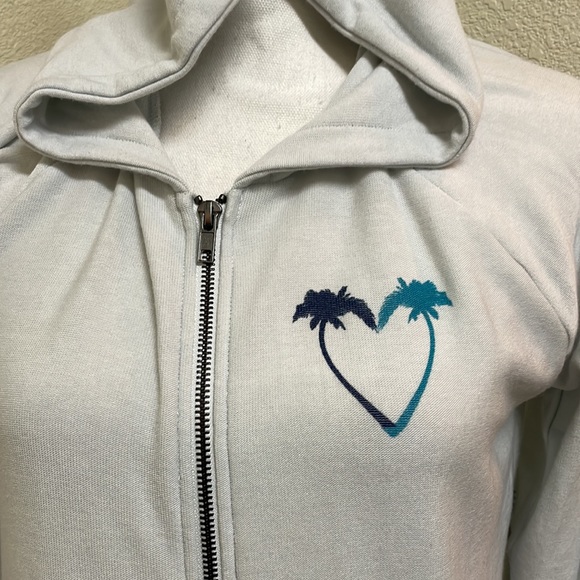 CHASER Cloth Vacation Club Zip Up Hoodie Jacket - Picture 3 of 9